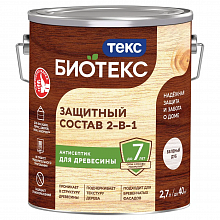 ТЕКС Биотекс антисептик для древесины беленый дуб (2,7л) — в интернет-магазине «Ремонт 3000»