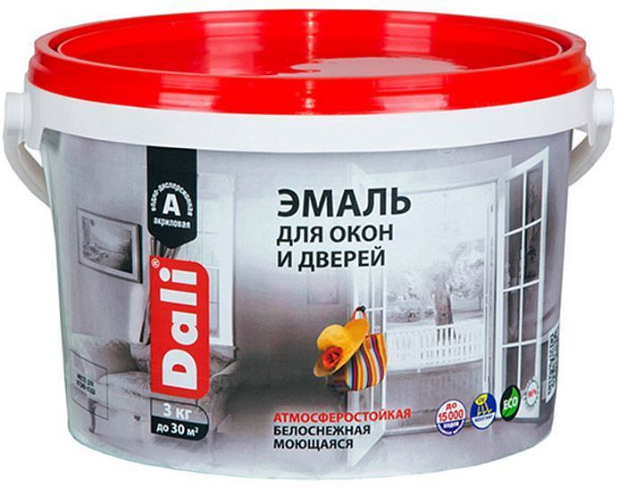 DALI эмаль для окон и дверей (3кг) — в интернет-магазине «Ремонт 3000»