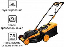 ДЕКО DKLM1800 газонокосилка электрическая 380мм (1800Вт) — в интернет-магазине «Ремонт 3000»