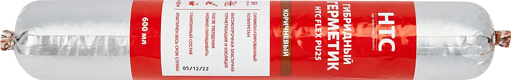 HTC Flex PU-25 герметик гибридный коричневый (0,6л) - 1 — в интернет-магазине «Ремонт 3000»