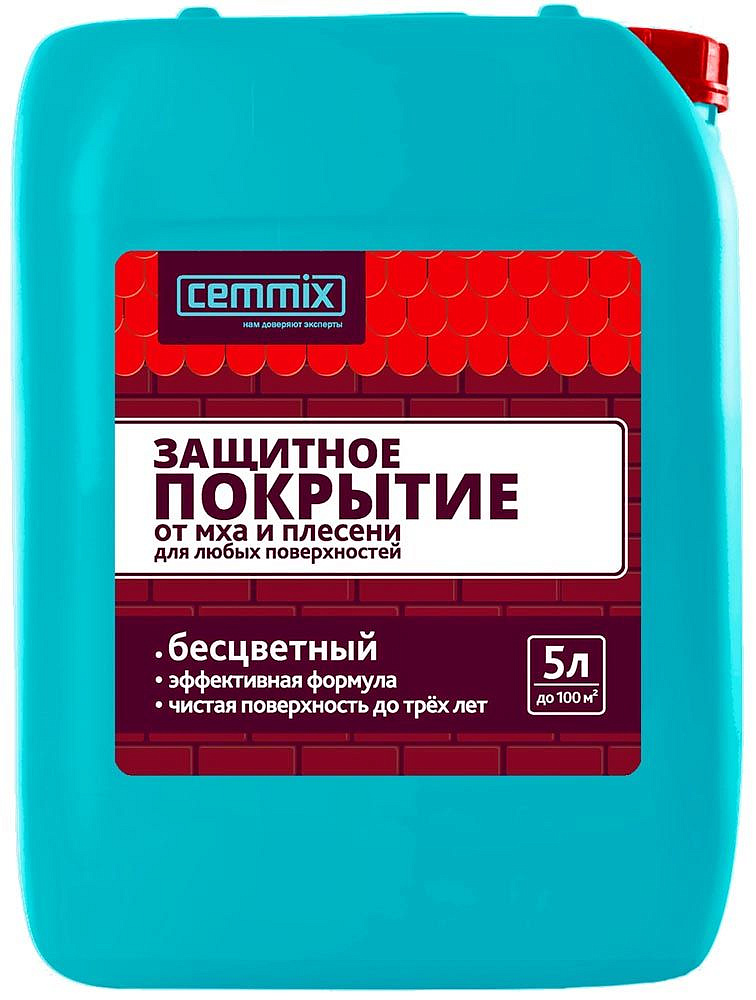 CEMMIX защитное покрытие от грибка и плесени (5л) — в интернет-магазине «Ремонт 3000»