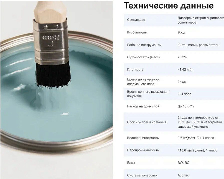 МАРШАЛЛ Маэстро бaза BW белая краска фасадная (2,5л) - 3 — в интернет-магазине «Ремонт 3000»