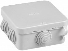 ХЕГЕЛЬ КР-2605-И коробка распаячная 70х70х40мм IP55 — в интернет-магазине «Ремонт 3000»