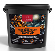 СОЛНЦЕ Понтон Гидроизоляция шовная (5кг) серая — в интернет-магазине «Ремонт 3000»
