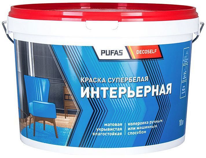 ДЕКОСЕЛФ краска в/д интерьерная (15,7кг) — в интернет-магазине «Ремонт 3000»