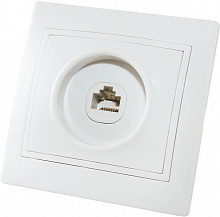 ТАЙМЫР SQ1814-0021 розетка компьютерная RJ-45 с/у белая  — в интернет-магазине «Ремонт 3000»