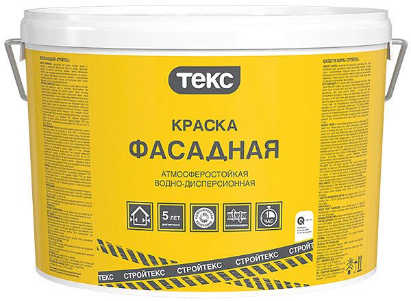 СТРОЙТЕКС краска фасадная база D прозрачная глубокоматовая (9л) — в интернет-магазине «Ремонт 3000»