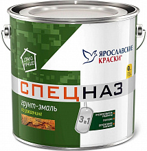 ЯРОСЛАВСКИЕ КРАСКИ Спецназ эмаль антикоррозионная 3в1 RAL 9003 белая (3кг) — в интернет-магазине «Ремонт 3000»