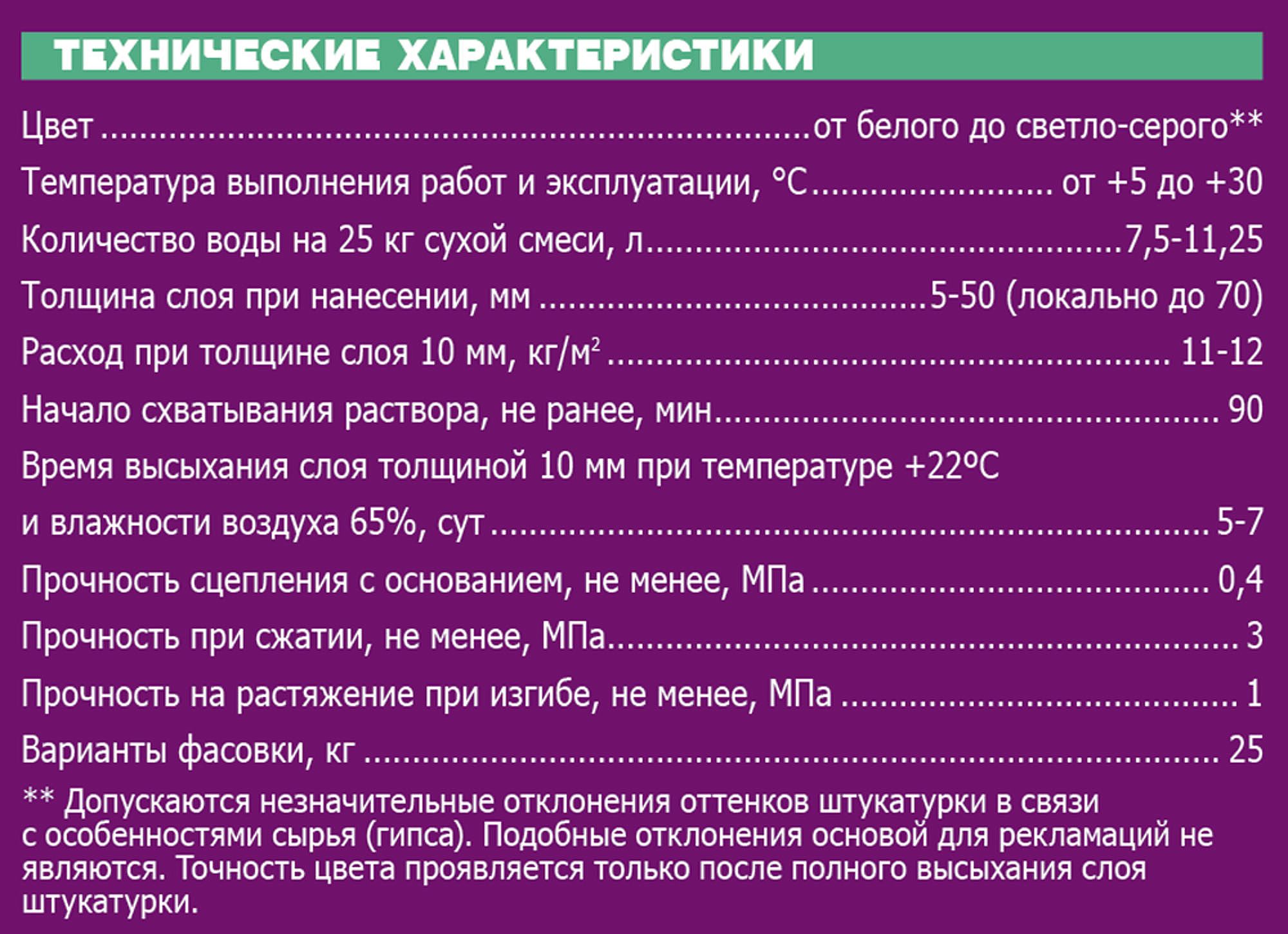 ЮНИС Некст Аква Гипс штукатурка гипсовая (25кг) - 2 — в интернет-магазине «Ремонт 3000»