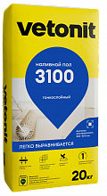 ВЕТОНИТ 3100 финишный наливной пол (20кг) — в интернет-магазине «Ремонт 3000»