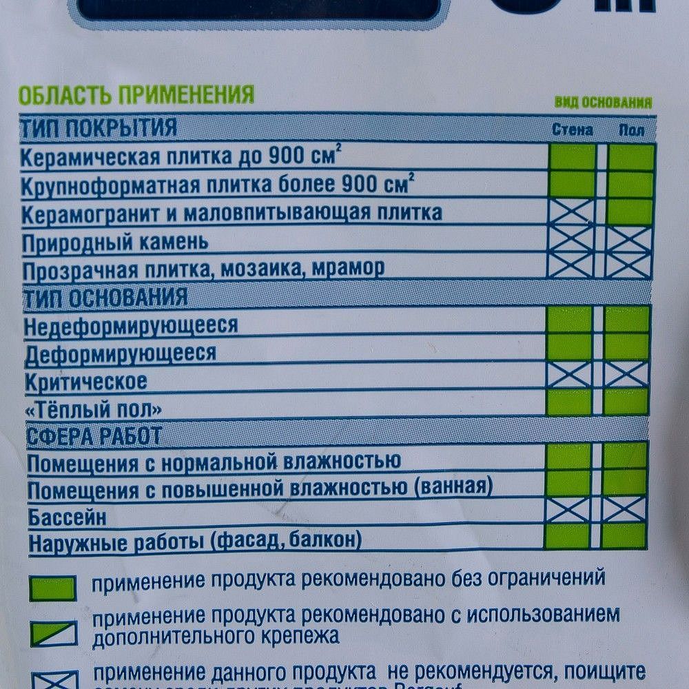 БЕРГАУФ Керамик Про клей для керамогранита (5кг) - 3 — в интернет-магазине «Ремонт 3000»