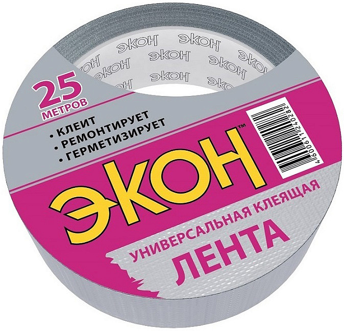ЭКОН скотч универсальный клеящий 48мм (25м)  — в интернет-магазине «Ремонт 3000»