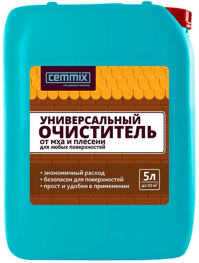 CEMMIX очиститель от грибка и плесени (5л) — в интернет-магазине «Ремонт 3000»